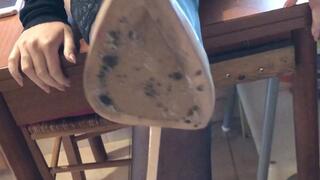 Lady Sinner Dirty heels bootjob and shoejob