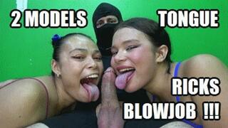TONGUE FETISH BLOWJOB 251011BF4 SARAI + KATY LEARNING TONGUE TRICKS WHILE SUCKING COCK (PART B) + FREE SURPRISE SHOW (LOWDEF SD MP4 VERSION)