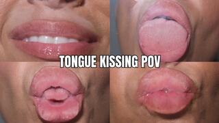 Tongue kissing POV - OnlyVanessa