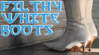 CC - Filthy white boots