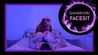 Mel Fire's perfect chair is the face of her submissive (720 EN) - Face Sitting - Ass Worship - Femdom - Submissive - Slave Training