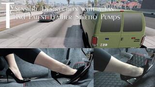 Sensible Destruction with a Van and Patent Leather Stiletto Pumps (mp4 1080p)