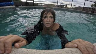 Nathalias Wet Dress Fall In