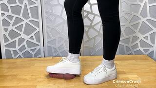 Slave Milked Under Platform Sneakers