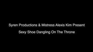 Sexy Shoe Dangling On The Throne (4K)