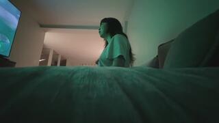 Unaware Giantess calls her Giant to get revenge on the tiny.