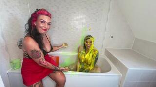 Charley Tied, Slimed and Pied