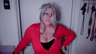 the Bully tries the Busty Step-Grandma