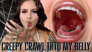 Creepy Crawl Into My Belly! Ft Raquel Roper - HD MP4 1080p Format