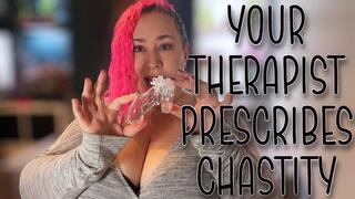 Doctor Prescribes Chastity - Nimue Allen, bbw, femdom, locktober, chastity cage, mp4