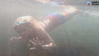 Mermaid Spotted! Wet Encounter in Hidden Cove - MP4
