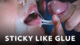 Cumshot E Blowjob Compilation - Sticky Like Glue