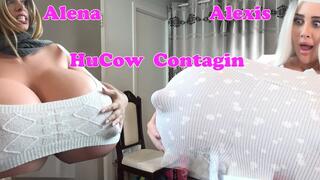 Alena HuCow Contagin Double Breast Growth With Alexis - ZZ Tits [HD]