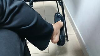 Don't tell anyone you look at me when I'm at the office in my stiletto heels (7)