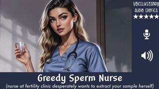 Greedy Sperm Nurse [Strangers] [Sperm Donation] [Blowjob] [Breeding] [Sneaky Sex] [Cum Swallowing] [Creampie]