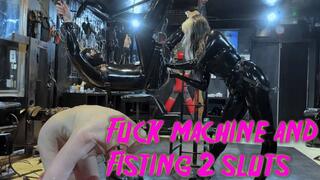 Fuck Machine and Fisting Two Sluts 4K ft Miss Oyuki Maz Morbid @mazmorbidfetish #fisting