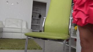 You can look under my pink dress a