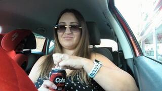 Driving a car while burping a