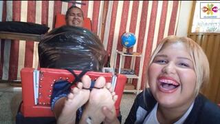 Mary's Charm: Fun Times with Maria Tickling the Soles!