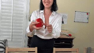 Forbidden Fruit (4K MP4) Paisley Prince and Tilly McReese: Growth Fetish, Giantess, Clothes Destruction, femdom