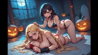 Female Wrestling Confessions #63: Halloween Showdown