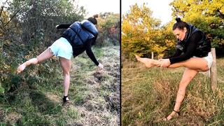 Jade broke her leg and is dragging it