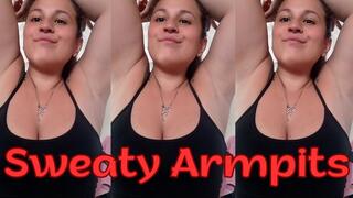 Licking my armpits and tits