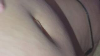 Sitting in a chair playing ps5 rubbing my chub belly