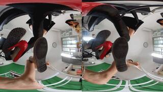 3DVR180 ERER XINGGAN LELE POV shoes Big foot training dwarf