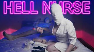 Horror Nurse Nightmare: Bandaged Man Dildo Ass Turns into Reverse Pegging and Cum Sample Chaos