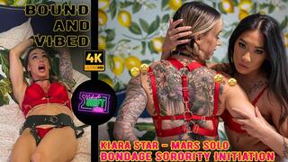 Kiara Star’s Bondage Sorority Initiation: Mars Solo Faces the Vibrator Test!