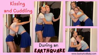 Kissing and Cuddling During An Earthquake - Softcore - Groping - Clothed Female - Natural Disaster - Boob Bouncing - Scared