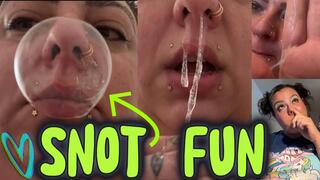 Goddess Malory Knox’s Runny Snot Shower and Office Snot Rockets - Worship Her Messy Mess