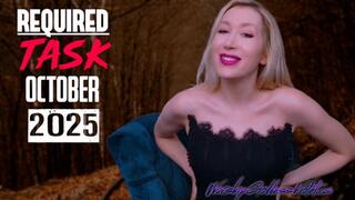 REQUIRED Blackmail Task October 2025