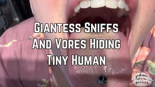 Giantess Phoenix Bates Sniffs Out And Vores Hiding Tiny Human 1080p - Femdom POV - Close Up - Shrinking Fetish - Mouth Fetish - Vore POV