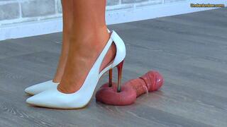 D56 Balls Cam - Dancing On Your Cock & Balls Until You Cum Under My White Stilettos