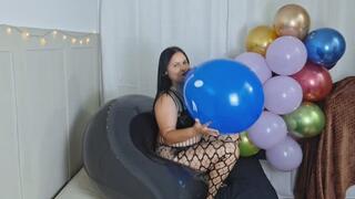 Bouncing in a big balloon