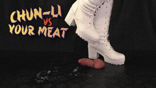 Chun-Li vs Your Meat (Close Version) - TamyStarly - Cock Balls Crush Trample, Shoejob, Bootjob, CBT, Ballbusting, Trampling, Stomping