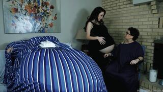 The Haunting of Hog Hollow - Part 2 - starring Ama Rio, Lust4Lea, Bailey Paige, Summer Marshmallow, and Ivy Davenport: Plump BBW and Thin Chick Get Possessed By SSBBW Feeder Feedee Ghosts, Pig Out, and Gain Weight to Immobility - 1080 hd