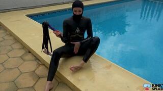 Neoprene Spanking Paddle & Pussy Flogging - MP4