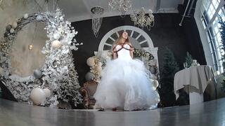 Alexa - Tied up bride on photo shoot in photo studio_CS09_Part 1