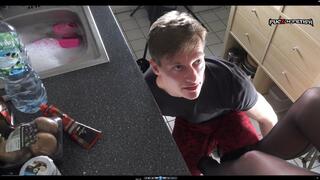 Nylon Feet Licked - FEMDom