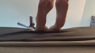 Sneezy soles on my bed