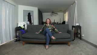 Blackmailed wife Eve blows landlord while cuck watches 1