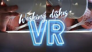 Washing dishes POV 3D