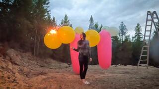 136 - Popping Balloons With Fireworks