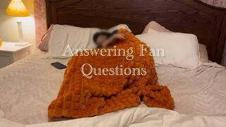 Answering Fan Questions