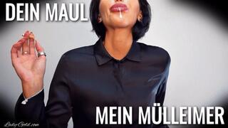 Dein Maul - mein Mülleimer!