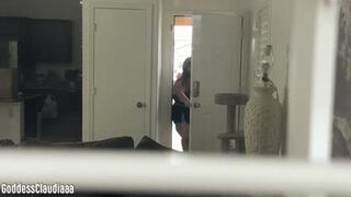 Peeping Tom Gets Caught & Smothered