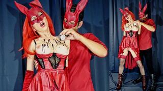 Halloween Video 2025 - A hot succubus tries to suppress an orgasm